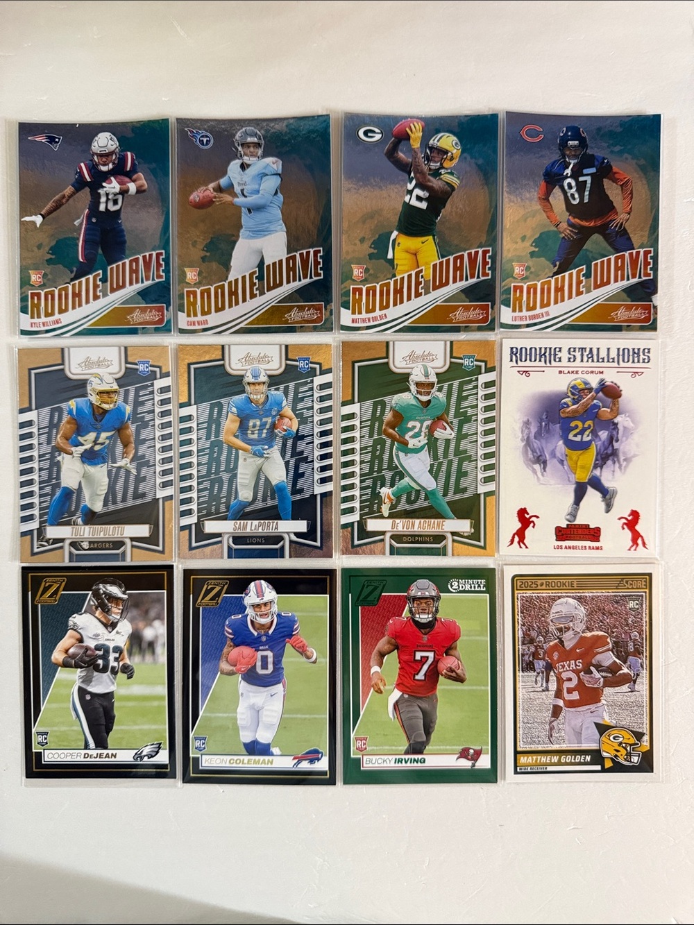 NFL Rookie Football Card Lot - Multi-Color